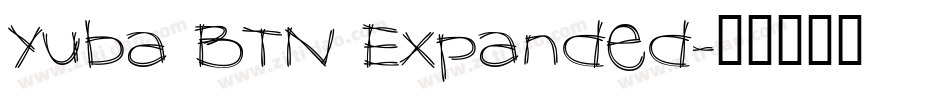Yuba BTN Expanded字体转换